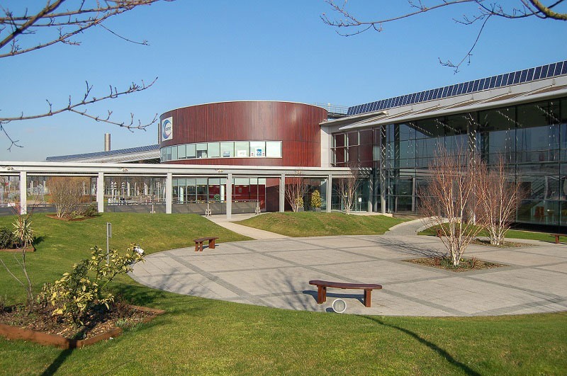 CEME Business Campus main entrance and courtyard in Rainham